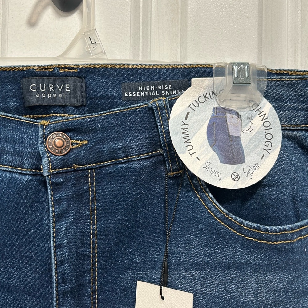 Dark Blue women’s Skinny Jeans - Picture 2 of 8
